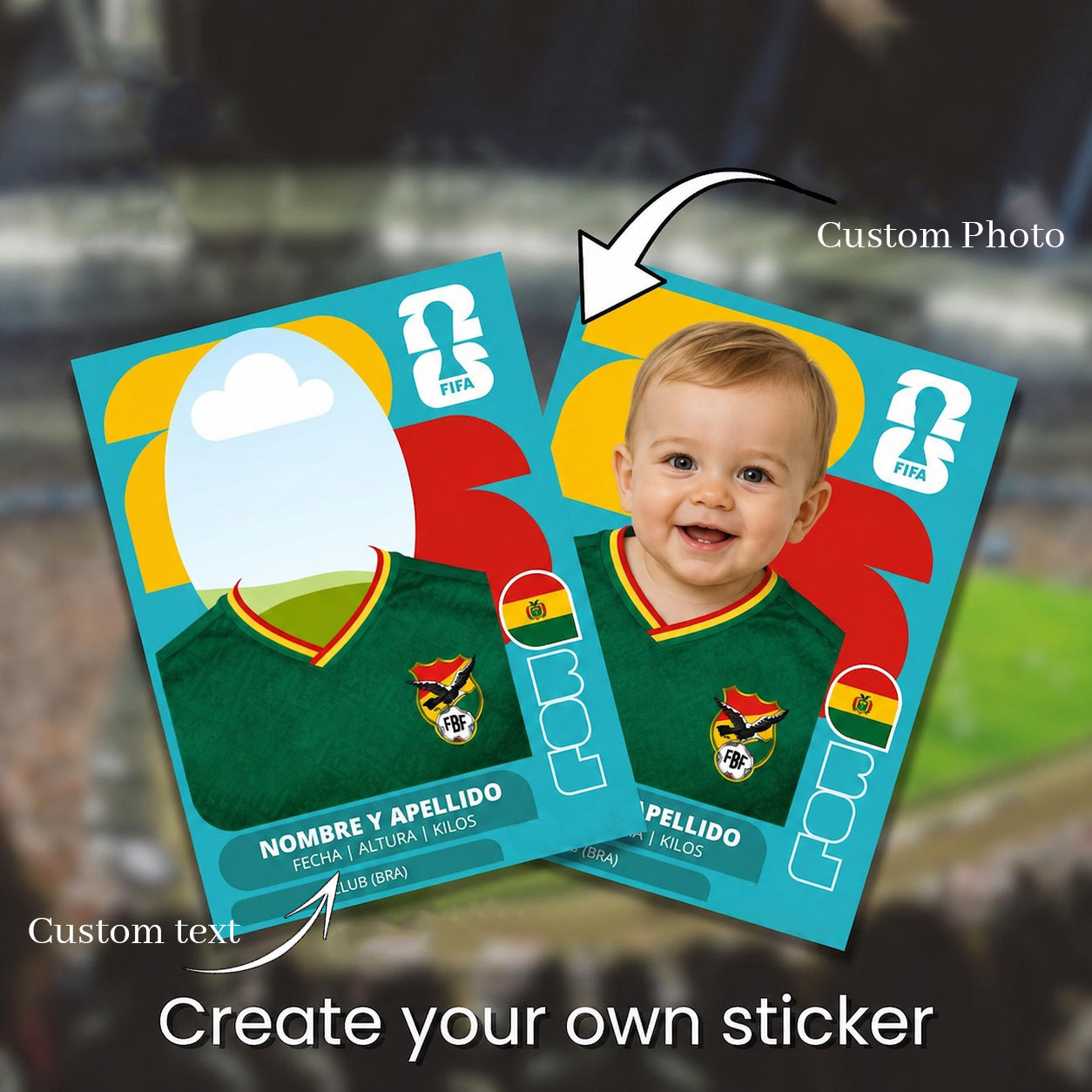 Personalized First World Cup Busy Book for Baby, Soccer Quiet Book for Toddlers, Felt Activity Book, Baby Boy Gift QBLB67