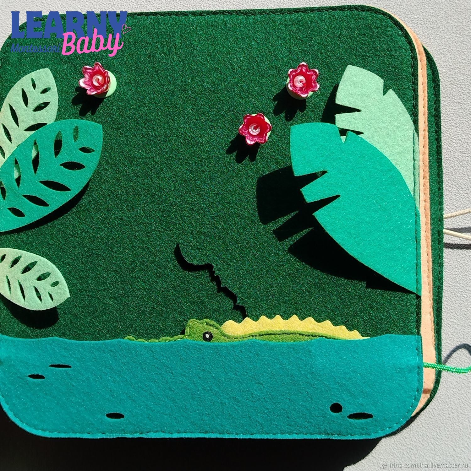 Personalized Capybara Busy Book for Toddlers, Handmade Felt Quiet Book, Animal Activity Book, Montessori Sensory Baby Toy QBLB73