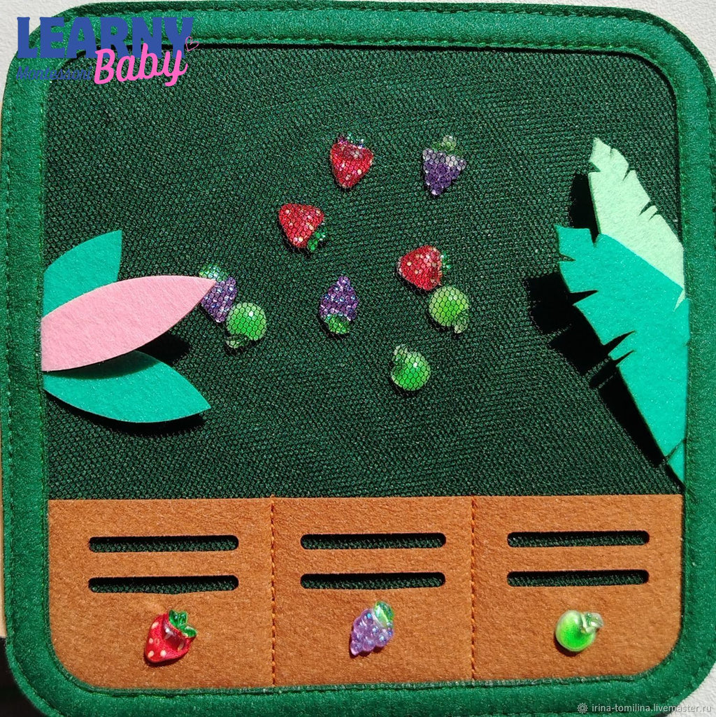 Personalized Capybara Busy Book for Toddlers, Handmade Felt Quiet Book, Animal Activity Book, Montessori Sensory Baby Toy QBLB73