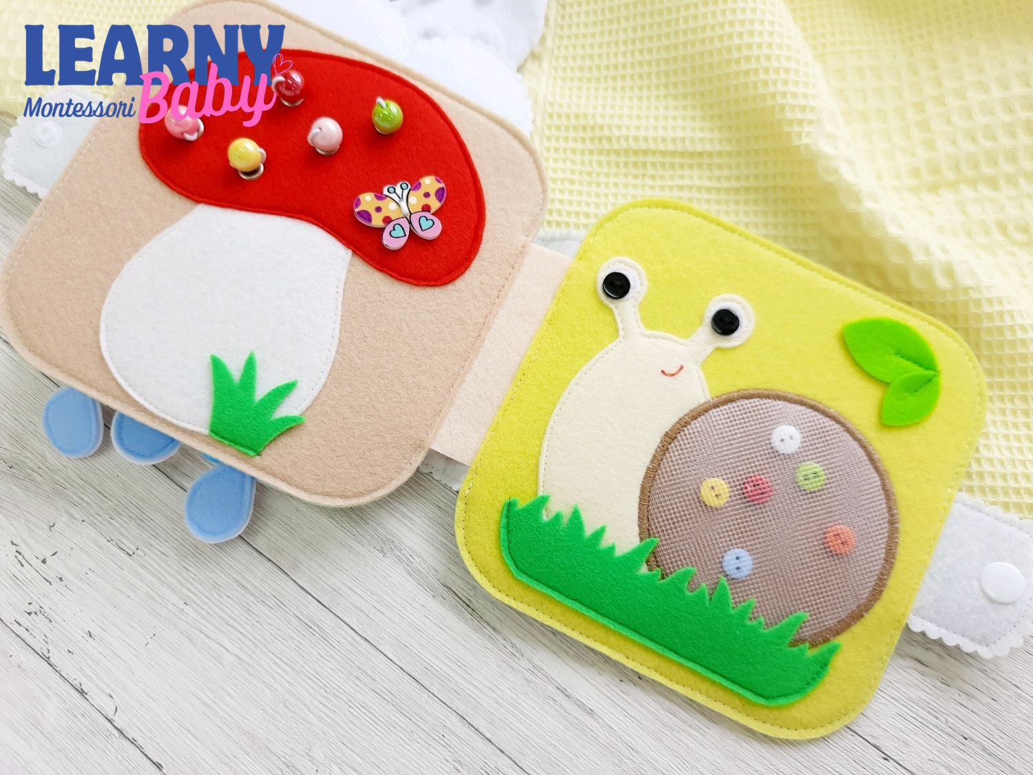 Personalized Bunny Busy Book for Toddlers, Handmade Felt Quiet Book, Easter Bunny Activity Book, Montessori Sensory Toy for Baby QBLB70