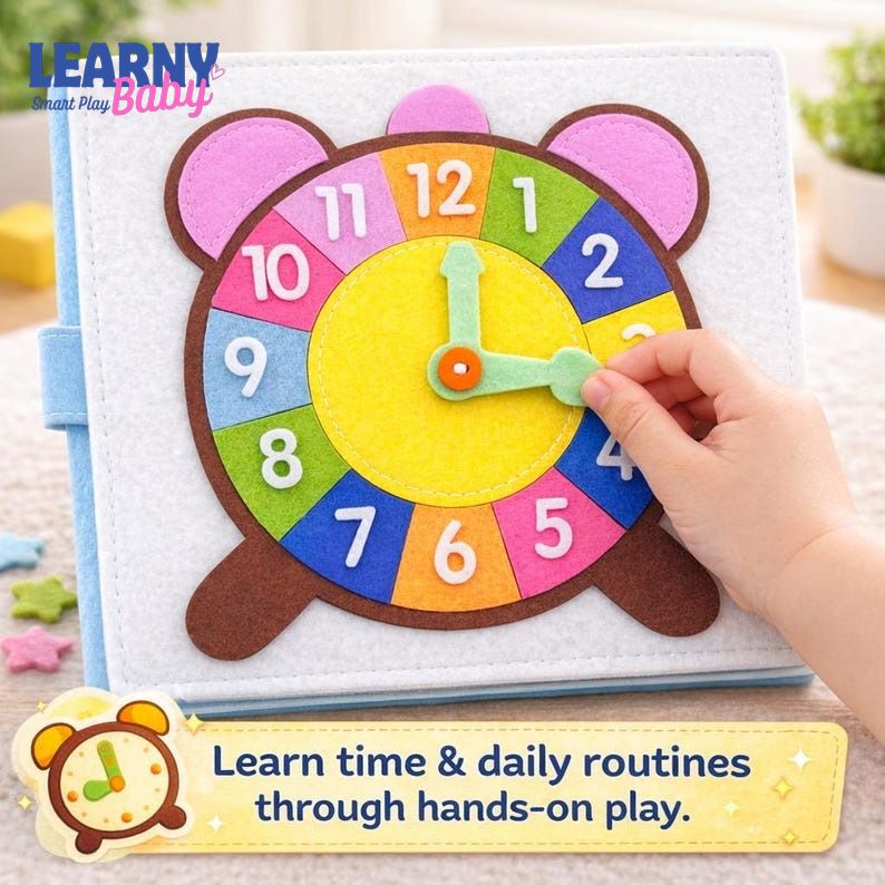 Activity Busy Book, Montessori educational book for kids, Personalized Quiet Book for Toddlers, Personalized book, Felt busy book