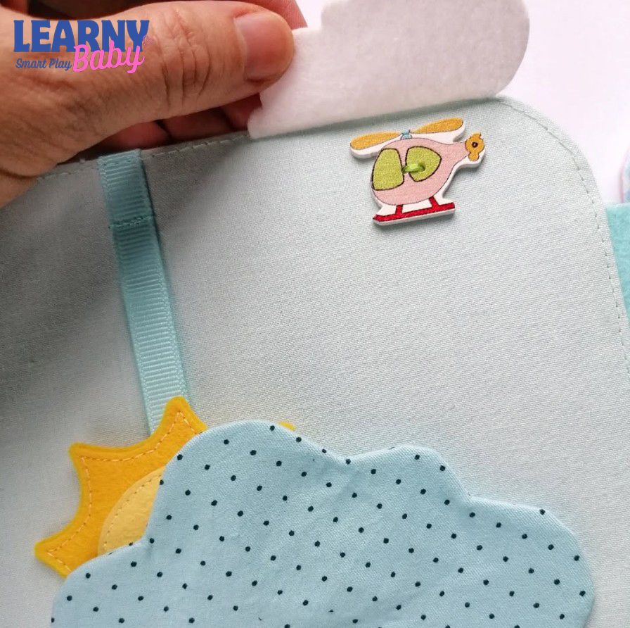 Montessori Personalized Quiet Book for Toddlers, Custom Name Felt Busy Book, Sensory Activity Toy, Fine Motor Learning Gift