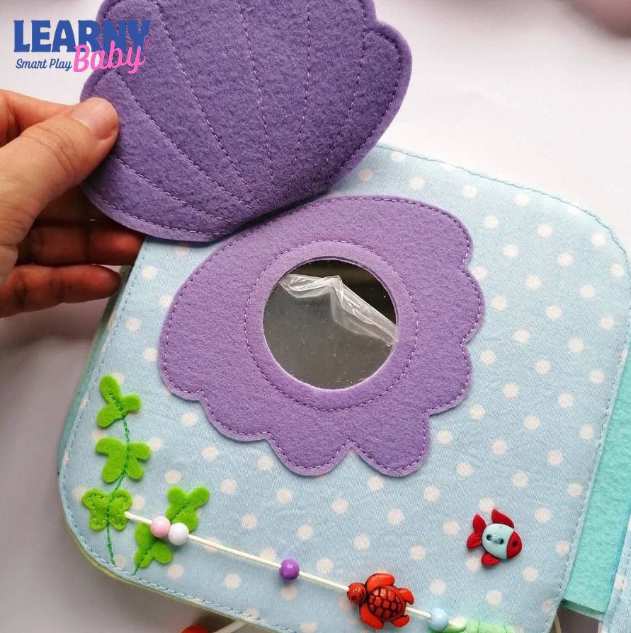 Montessori Personalized Quiet Book for Toddlers, Custom Name Felt Busy Book, Sensory Activity Toy, Fine Motor Learning Gift