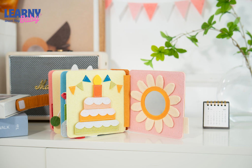 Personalized Montessori Quiet Book for Toddlers, Custom Name Busy Book, Felt Sensory Activity Book, Fine Motor Skills Toy, Screen-Free Gift