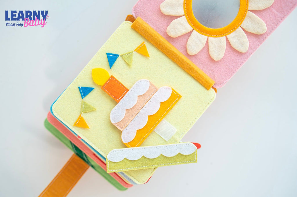 Personalized Montessori Quiet Book for Toddlers, Custom Name Busy Book, Felt Sensory Activity Book, Fine Motor Skills Toy, Screen-Free Gift