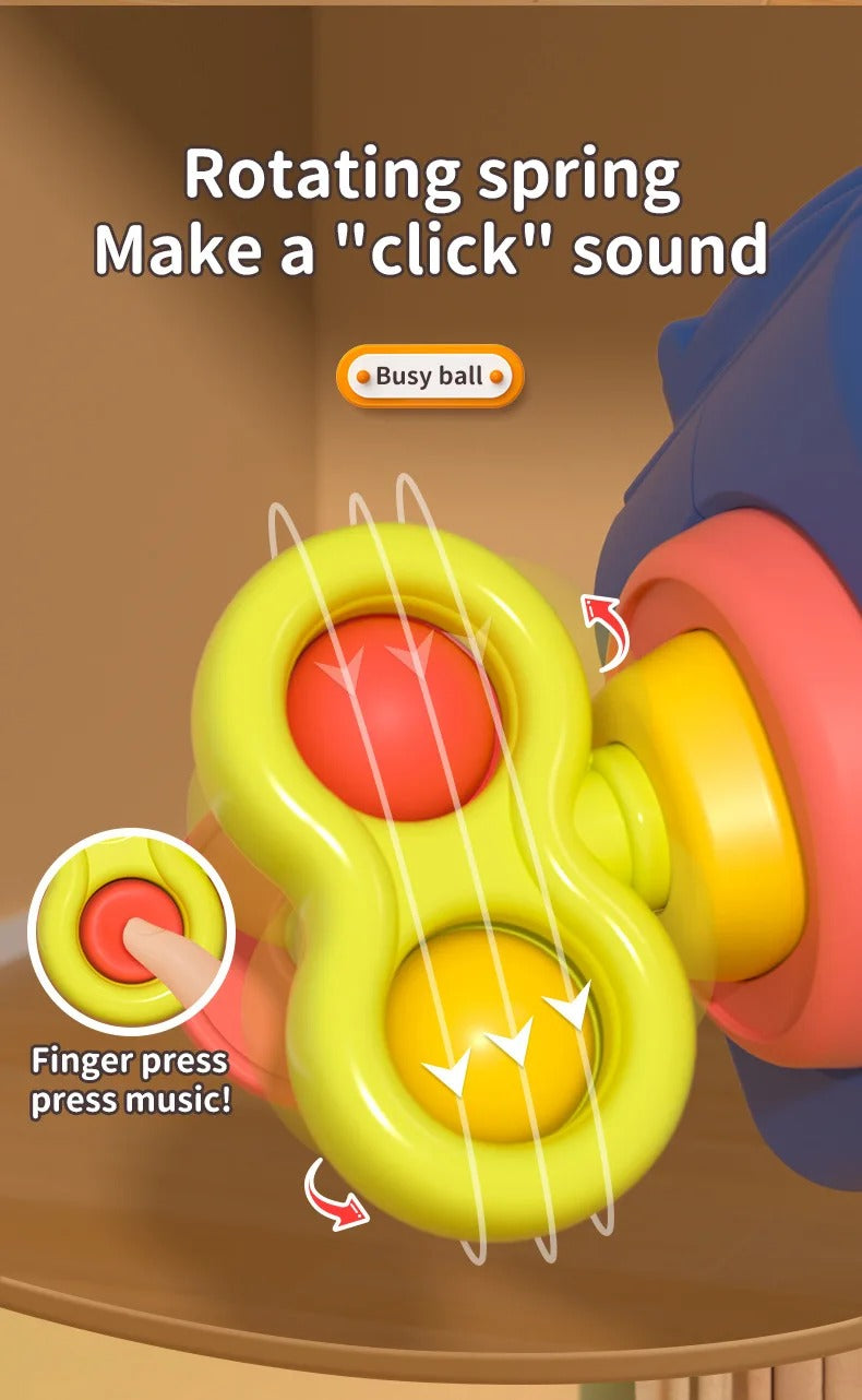 Montessori Busy Board Cube for Toddlers – Sensory Activity Travel Toy with Locks & Fine Motor Skills Learning Box