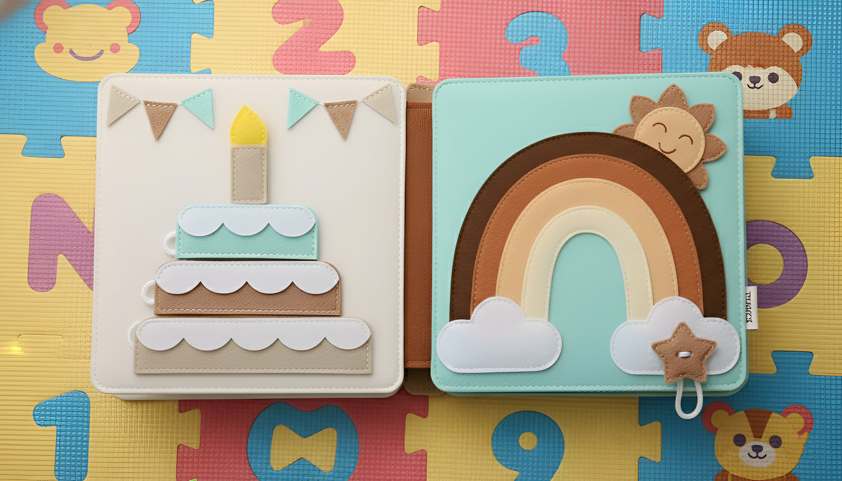 Personalized Toddler Busy Book, Handmade Felt Quiet Book, Custom Montessori-inspired Toy, Montessori Toy Book, Baby Shower Gifts