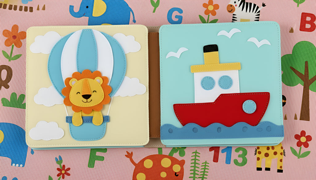 Personalized Toddler Busy Book, Handmade Felt Quiet Book, Custom Montessori-inspired Toy, Montessori Toy Book, Baby Shower Gifts