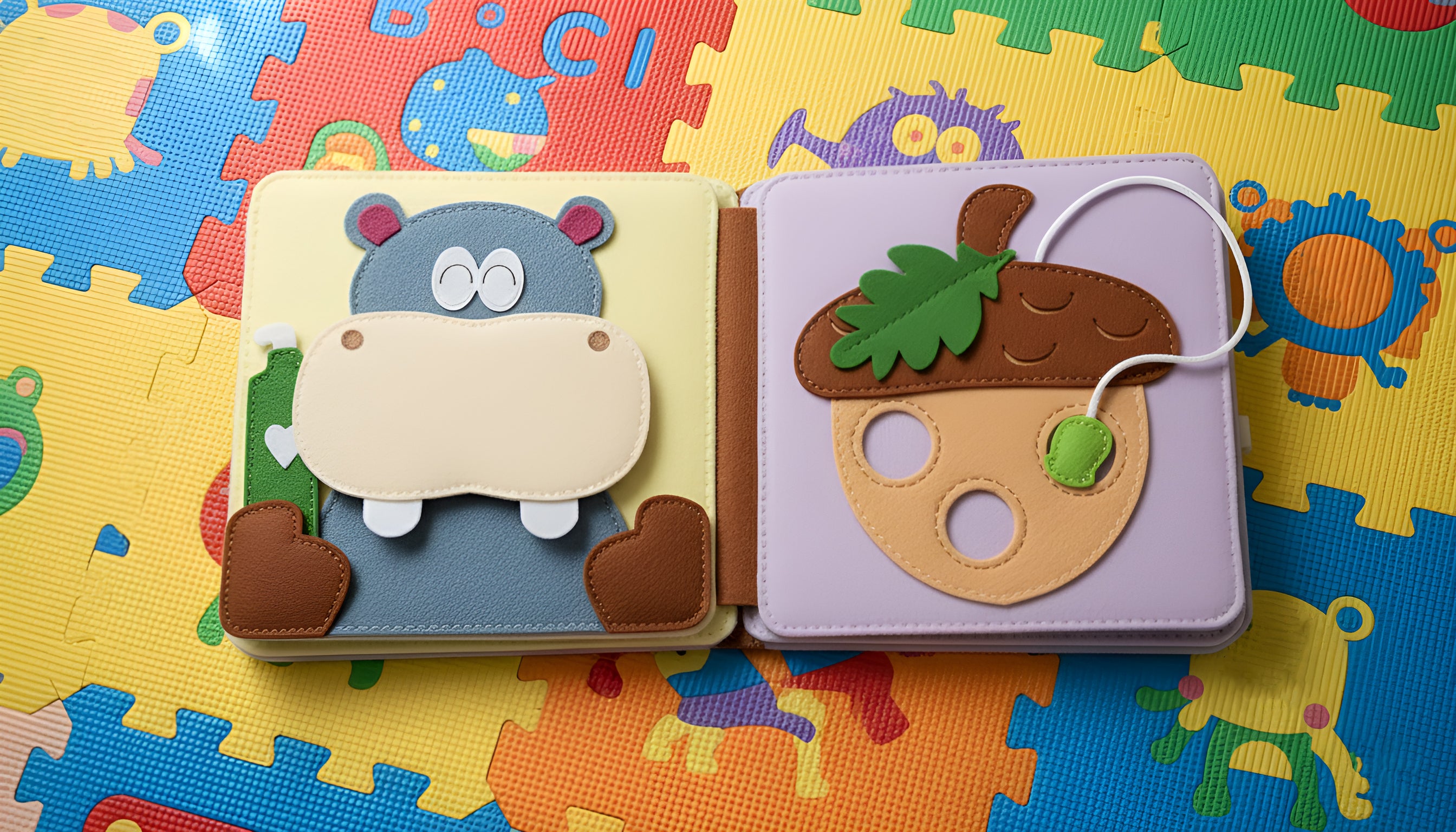 Personalized Toddler Busy Book, Handmade Felt Quiet Book, Custom Montessori-inspired Toy, Montessori Toy Book, Baby Shower Gifts