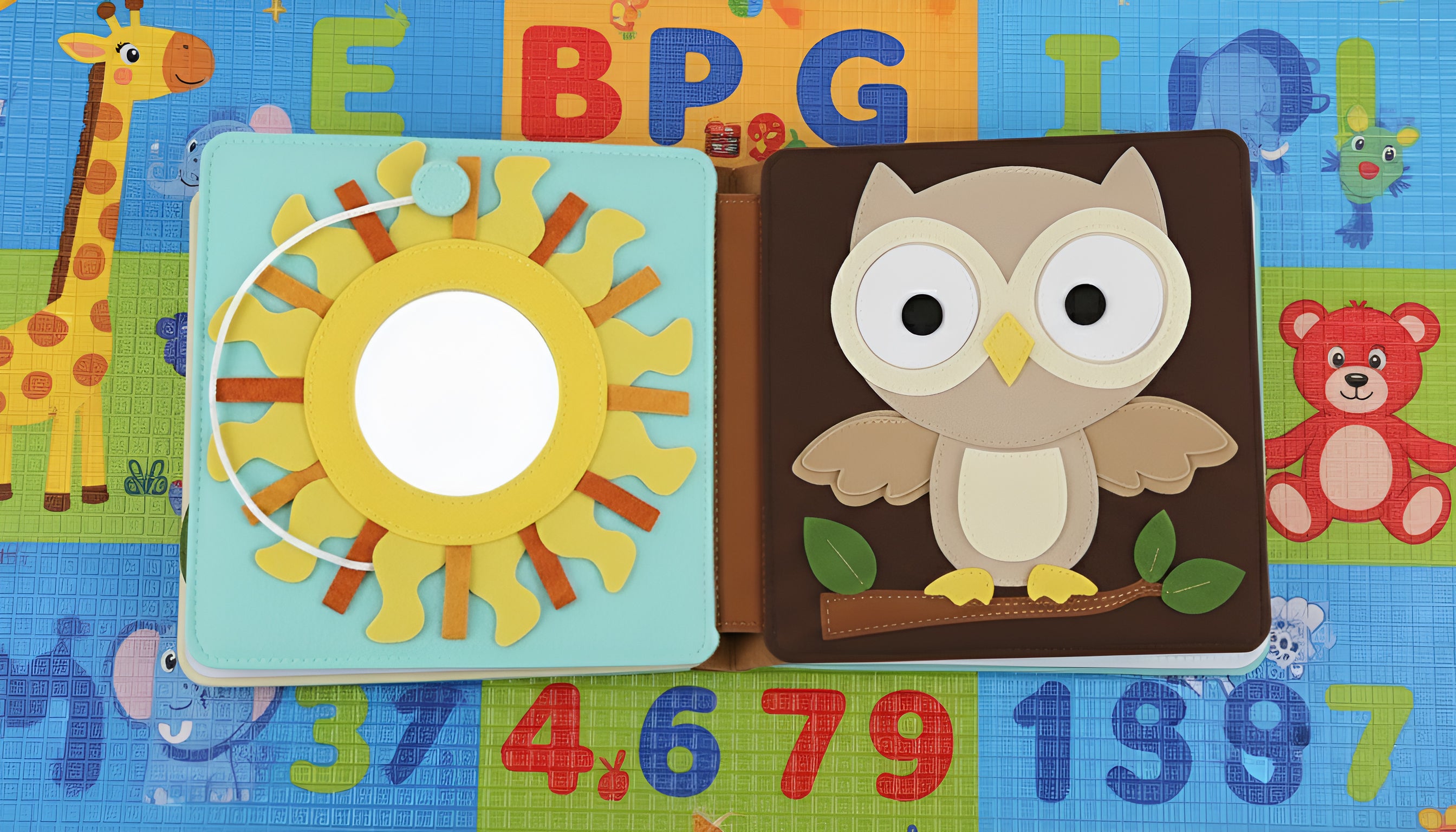 Personalized Toddler Busy Book, Handmade Felt Quiet Book, Custom Montessori-inspired Toy, Montessori Toy Book, Baby Shower Gifts