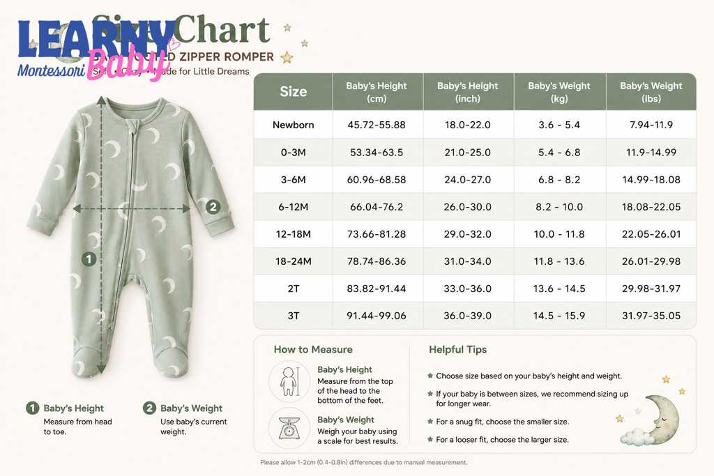Bamboo Baby Footie Zippy, Crescent Moon Zip Pajamas, Soft Newborn Sleeper, Gender Neutral Baby Romper, Baby Shower Gift