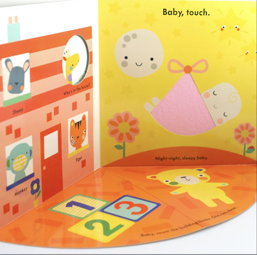 Baby Touch: Tummy Time – Touch-and-Feel Board Book for Newborns