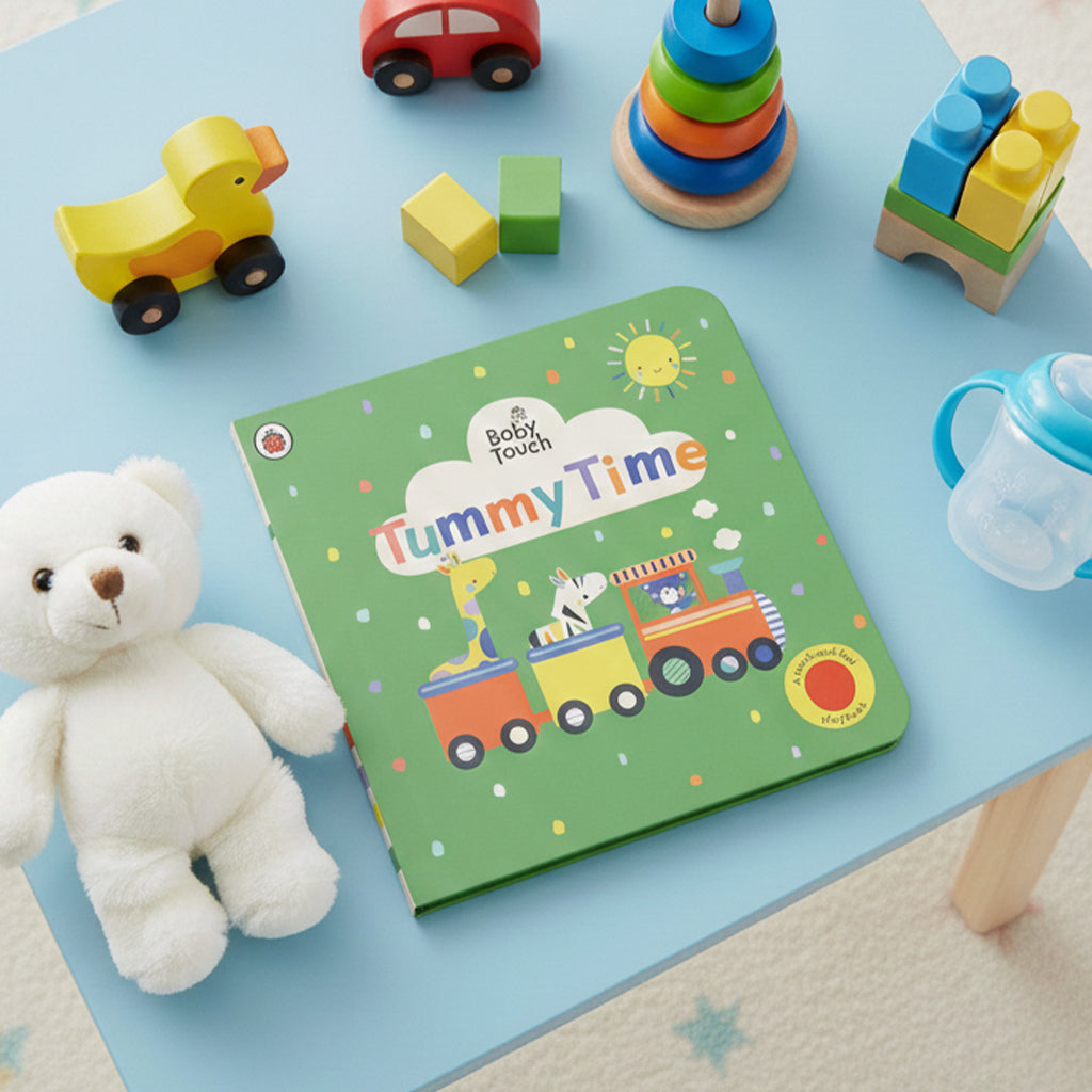 Baby Touch: Tummy Time – Touch-and-Feel Board Book for Newborns