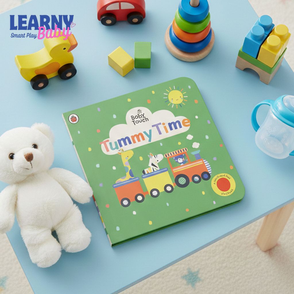 Baby Touch: Tummy Time – Touch-and-Feel Board Book for Newborns