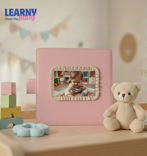 Personalized Montessori Busy Book for Toddlers, Custom Name & Photo Quiet Book, Sensory Fine Motor Learning Toy, Screen Free Ages 1–4 QBLB26
