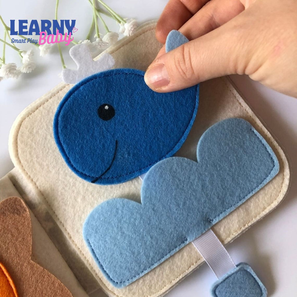 Personalized Montessori Quiet Book for Toddlers, Custom Name & Photo Busy Book, Sensory Fine Motor Learning Toy, Screen Free Ages 1–4