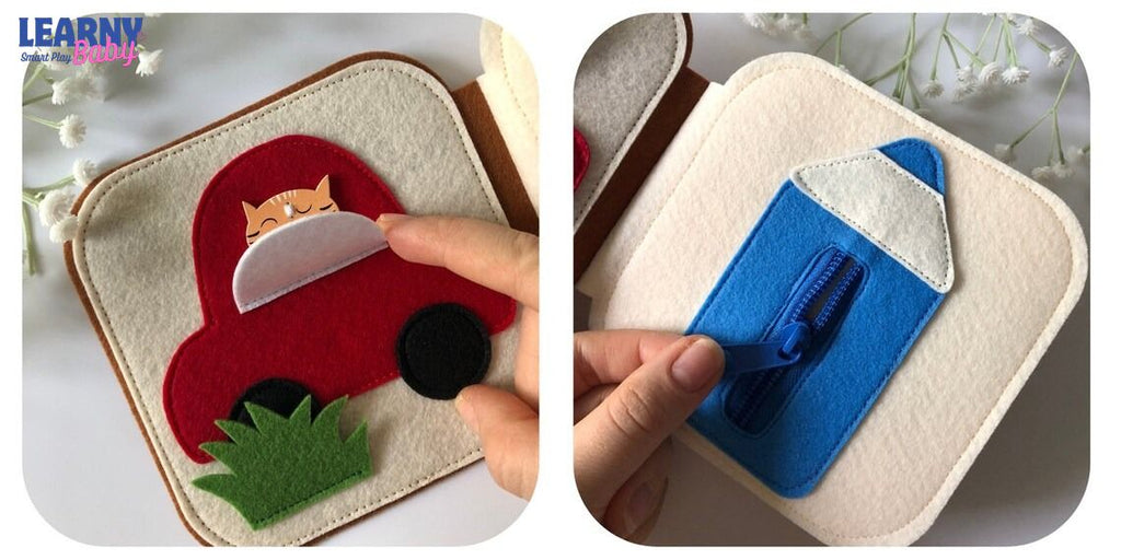 Personalized Montessori Quiet Book for Toddlers, Custom Name & Photo Busy Book, Sensory Fine Motor Learning Toy, Screen Free Ages 1–4