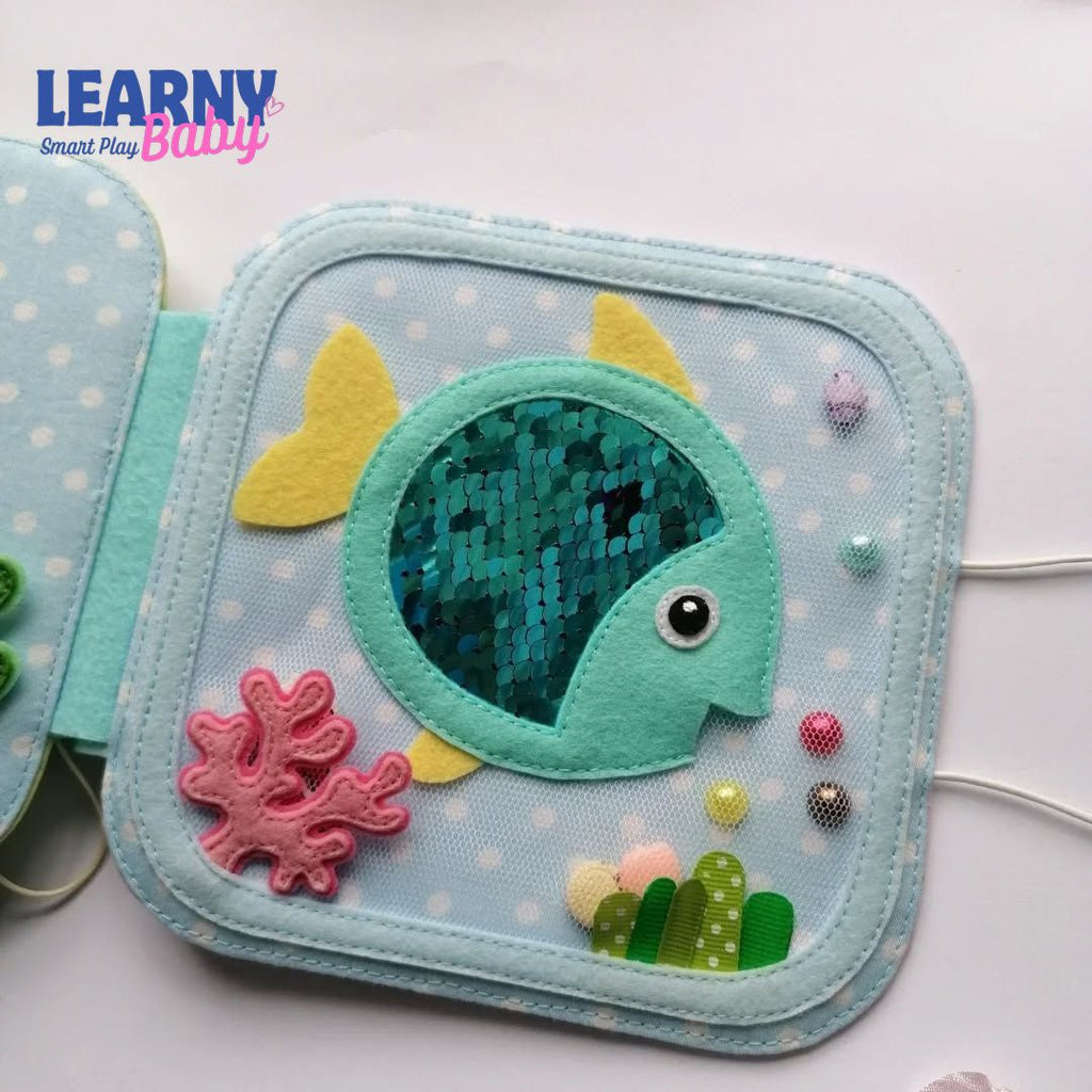 Montessori Busy Book for Toddlers, Personalized Quiet Book with Name & Photo, Sensory Fine Motor Activity, Screen-Free Toy Ages 1–4