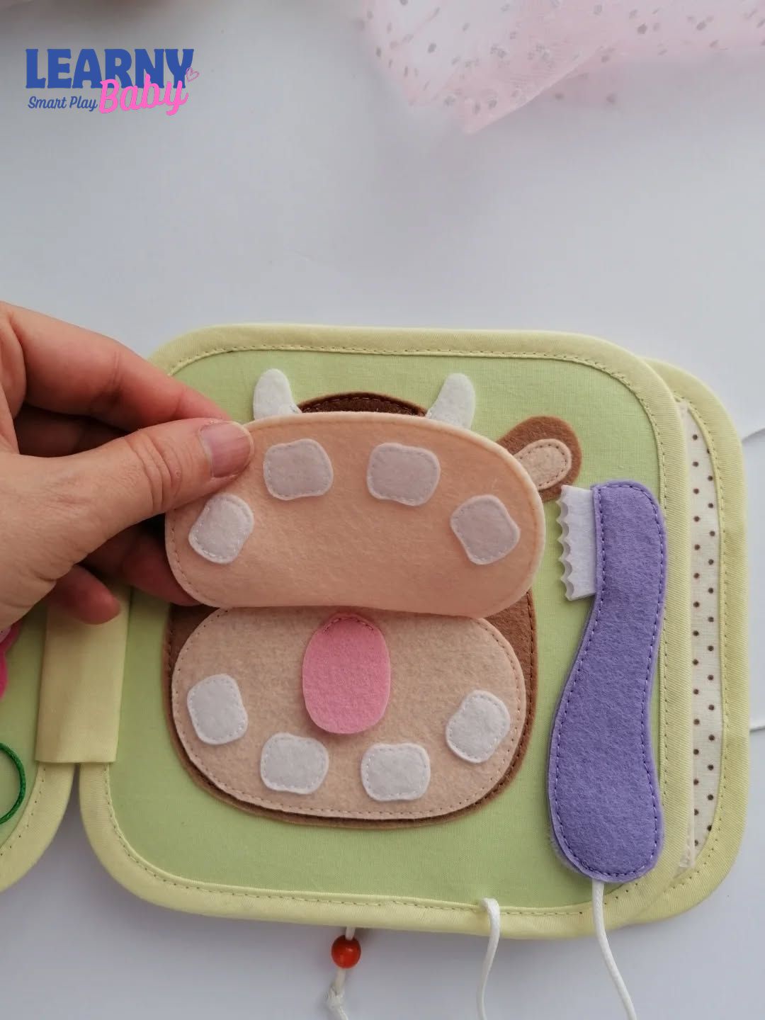 Montessori Busy Book for Toddlers, Personalized Quiet Book with Name & Photo, Sensory Fine Motor Activity, Screen-Free Toy Ages 1–4