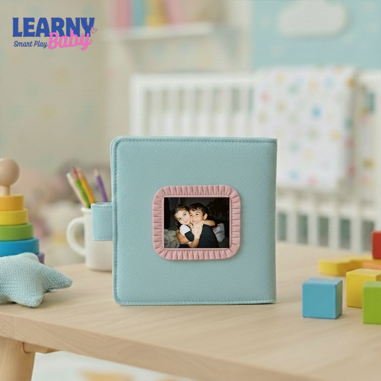 Montessori Busy Book for Toddlers, Personalized Quiet Book with Name & Photo, Sensory Fine Motor Activity, Screen-Free Toy Ages 1–4