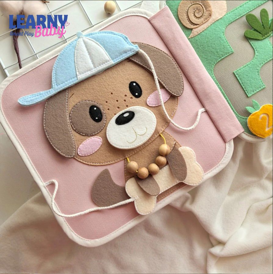 Montessori Quiet Book for Toddlers, Interactive Felt Busy Book, Counting Numbers 1–10, Fine Motor Skills Learning Toy for Kids