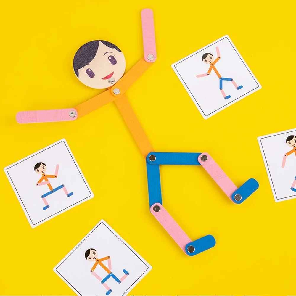 Creative Pose Matching Puzzle – Fine Motor & Logical Thinking Educational Game (Ages 3+)