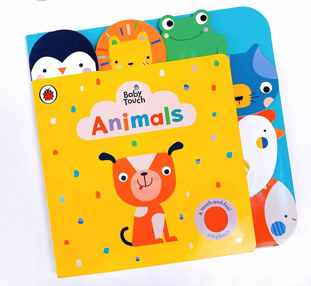 Baby Touch: Animals Tab Book – Touch-and-Feel Board Book for Newborns