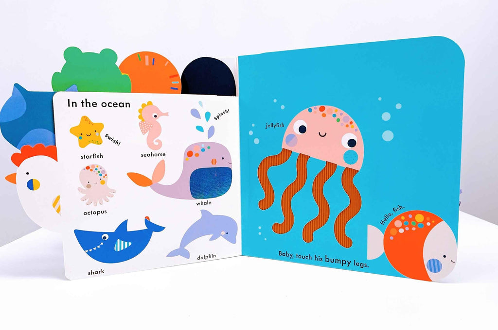 Baby Touch: Animals Tab Book – Touch-and-Feel Board Book for Newborns