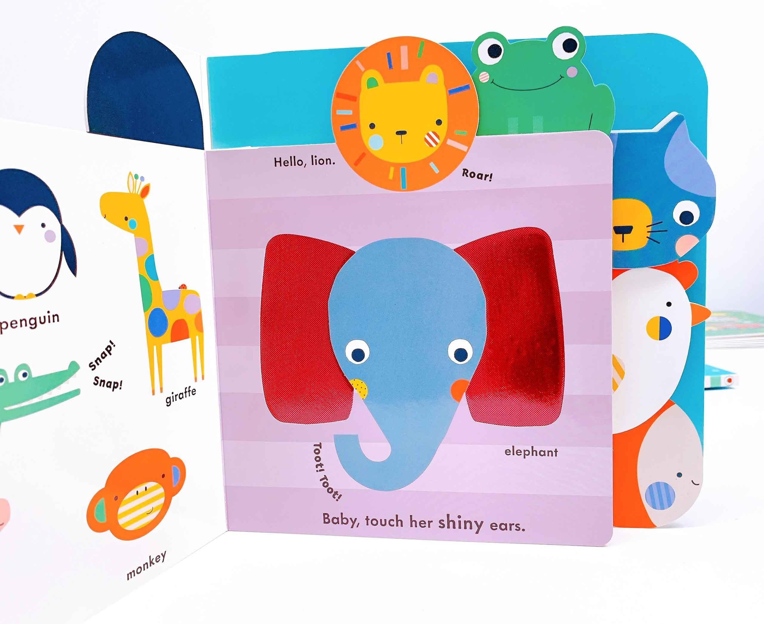 Baby Touch: Animals Tab Book – Touch-and-Feel Board Book for Newborns