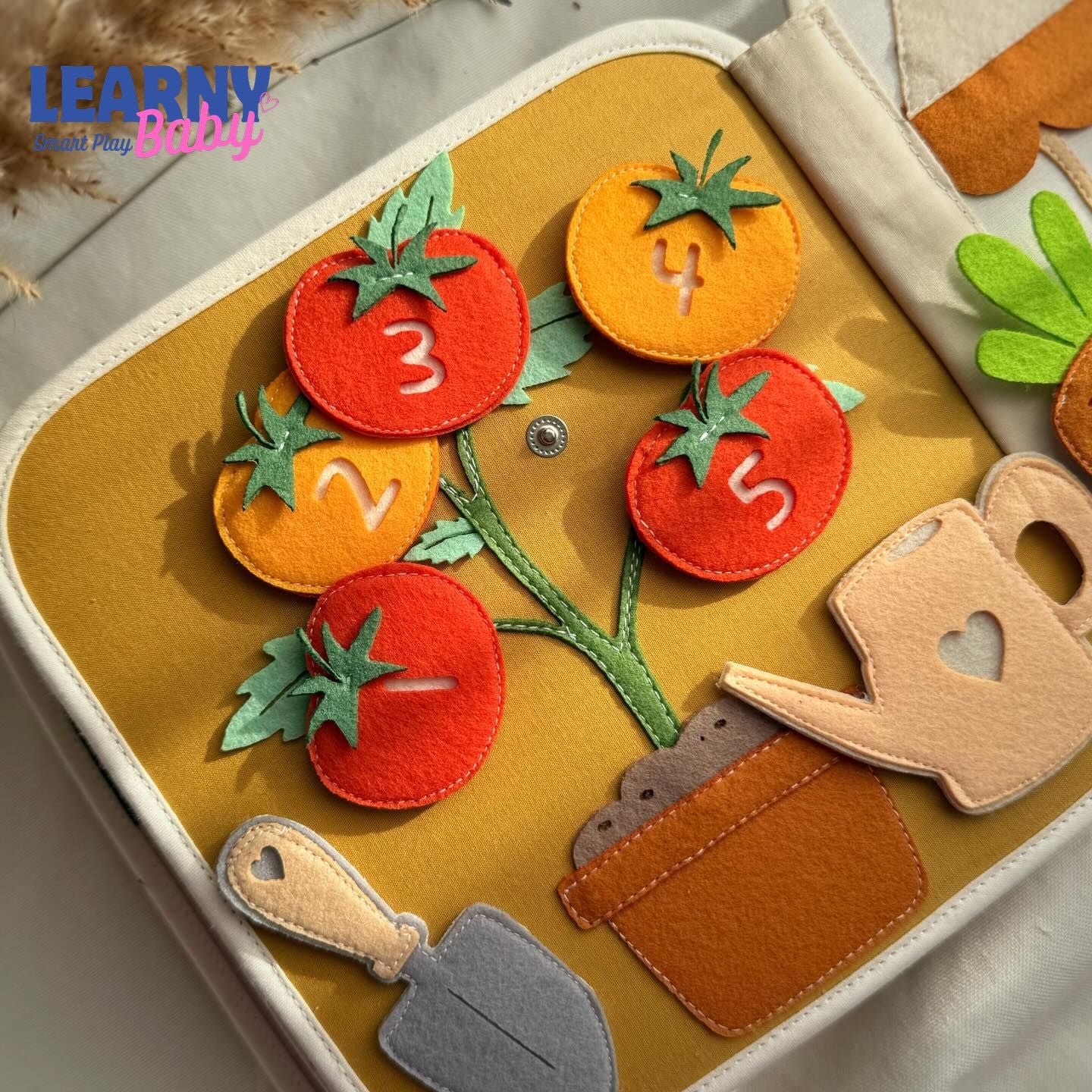 Personalized Farm Quiet Book for Toddlers, Custom Name Montessori Busy Book, Felt Sensory Activity Book, Fine Motor Learning Toy