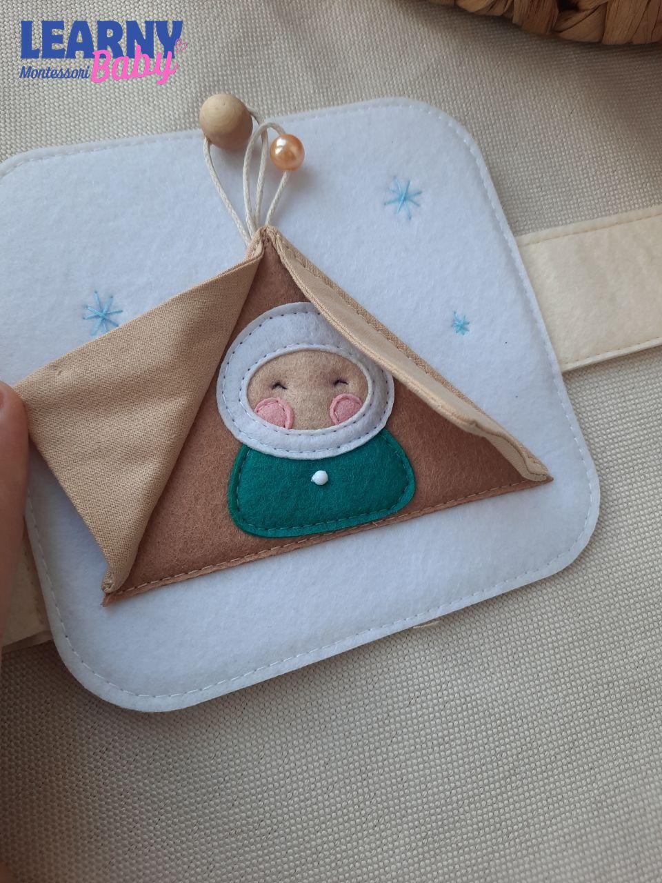 Personalized Fox Baby Busy Book for Toddlers, Felt Busy Book, Montessori Busy Book, Woodland Activity Gift for Kids, Custom Name Gift for Kids QBLB44