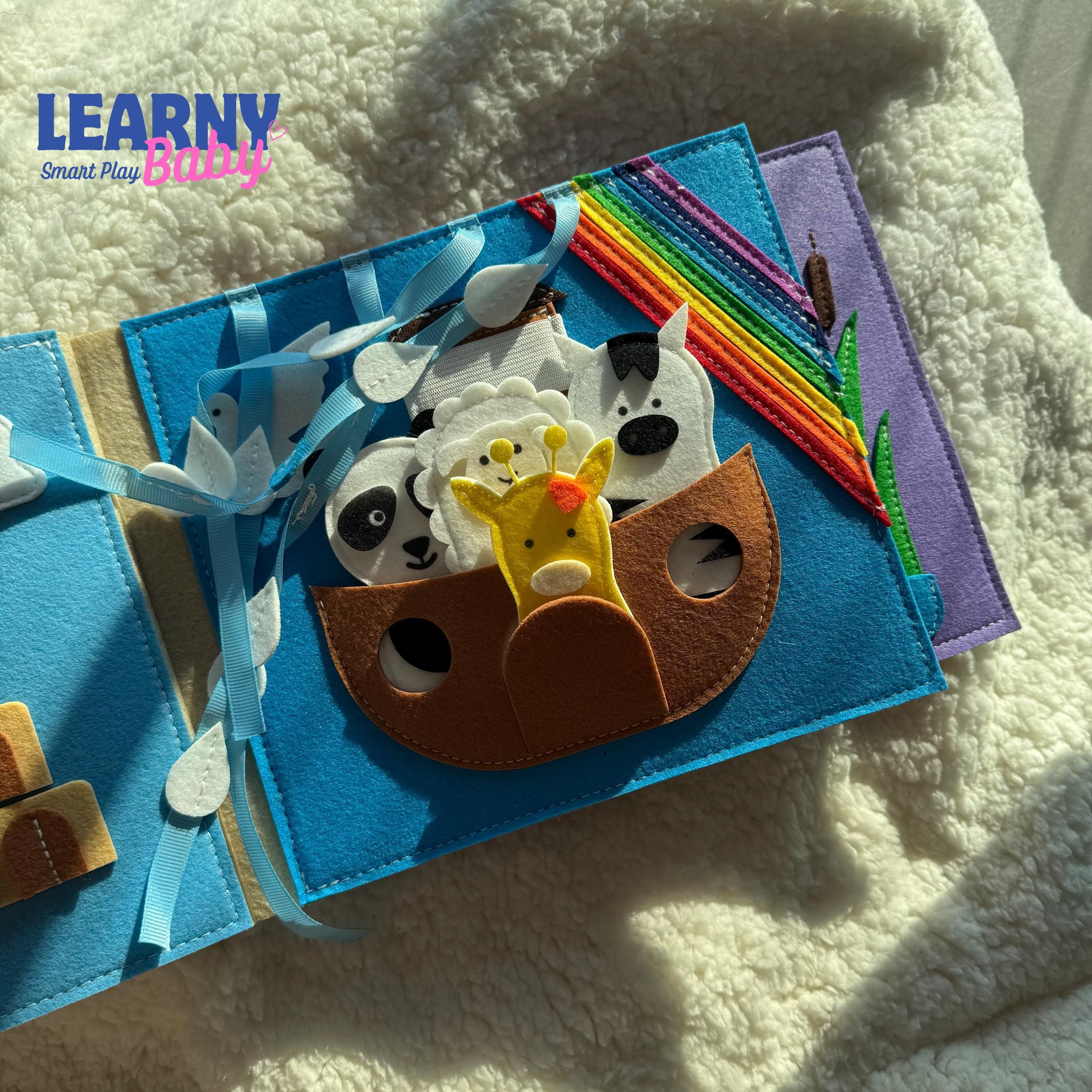 My Bible Felt Quiet Book for Toddlers – Christian Busy Book, Montessori Soft Activity Book for Kids