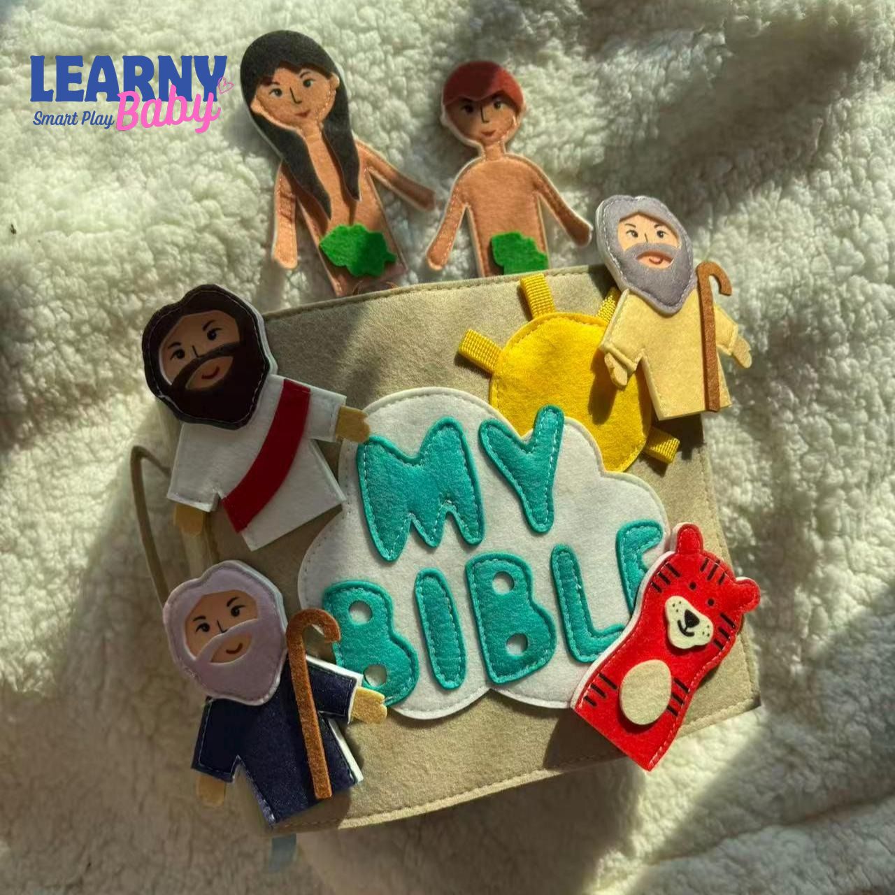 My Bible Felt Quiet Book for Toddlers – Christian Busy Book, Montessori Soft Activity Book for Kids