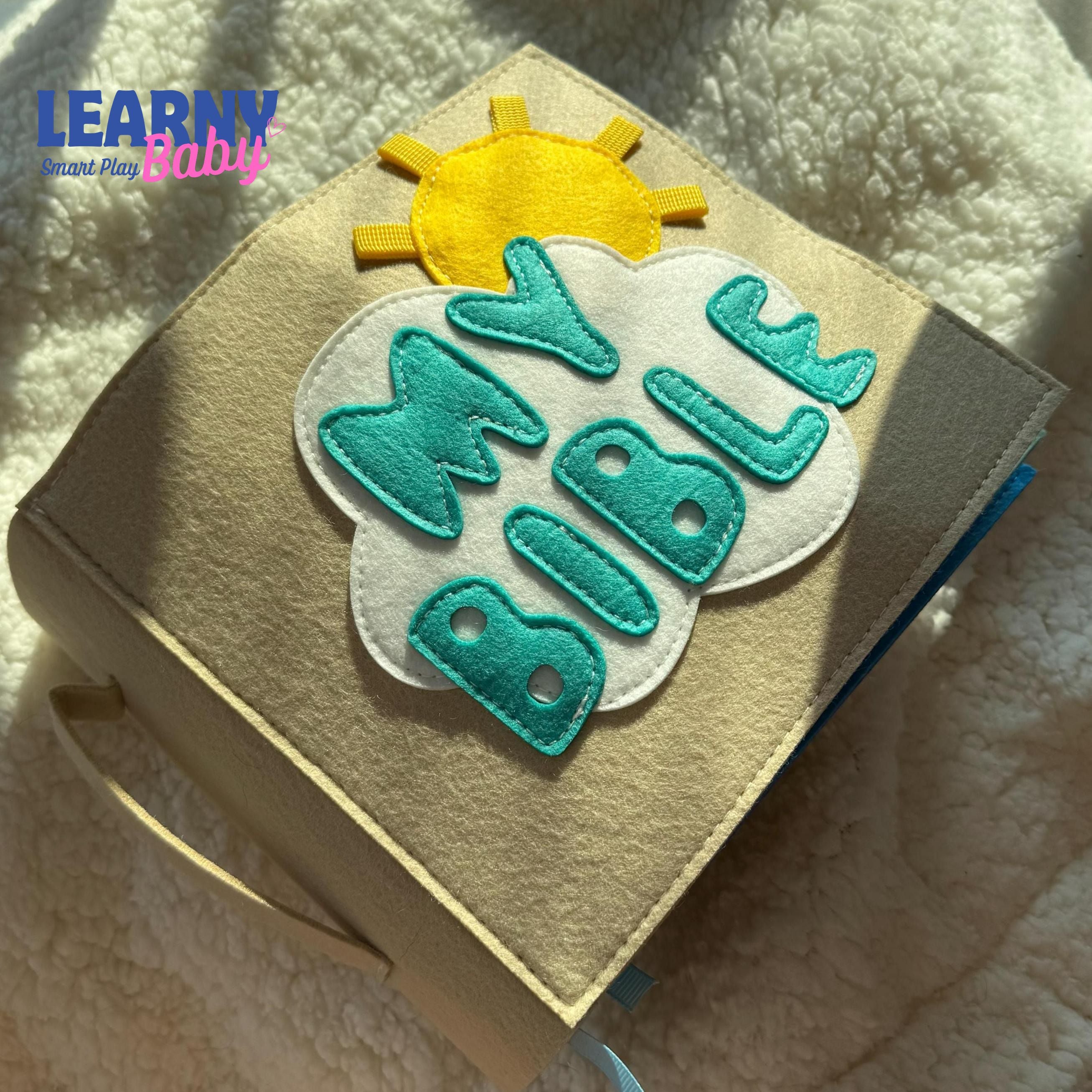My Bible Felt Quiet Book for Toddlers – Christian Busy Book, Montessori Soft Activity Book for Kids