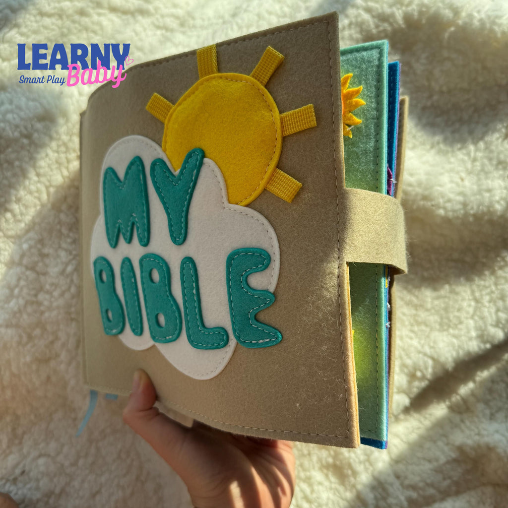 My Bible Felt Quiet Book for Toddlers – Christian Busy Book, Montessori Soft Activity Book for Kids