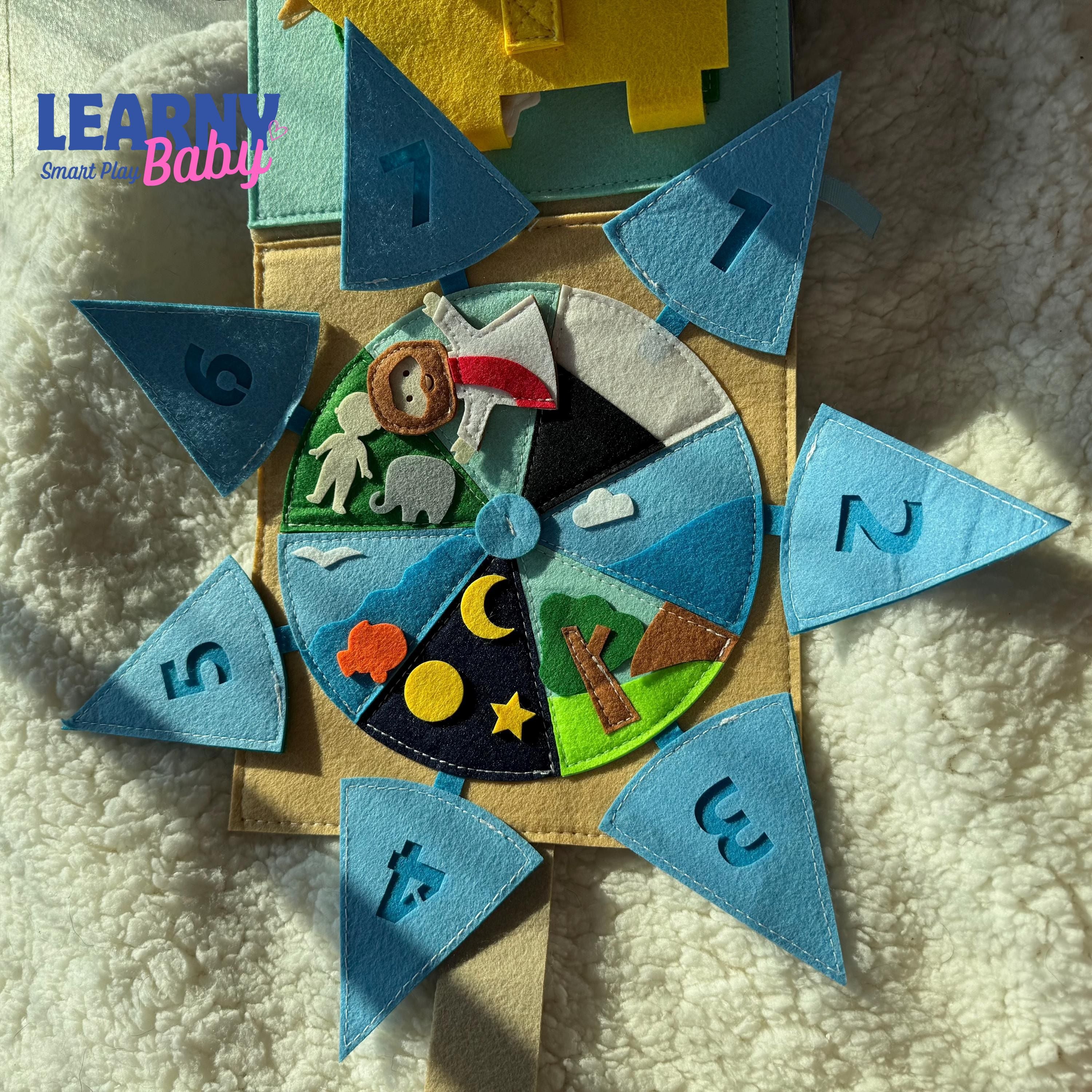 My Bible Felt Quiet Book for Toddlers – Christian Busy Book, Montessori Soft Activity Book for Kids