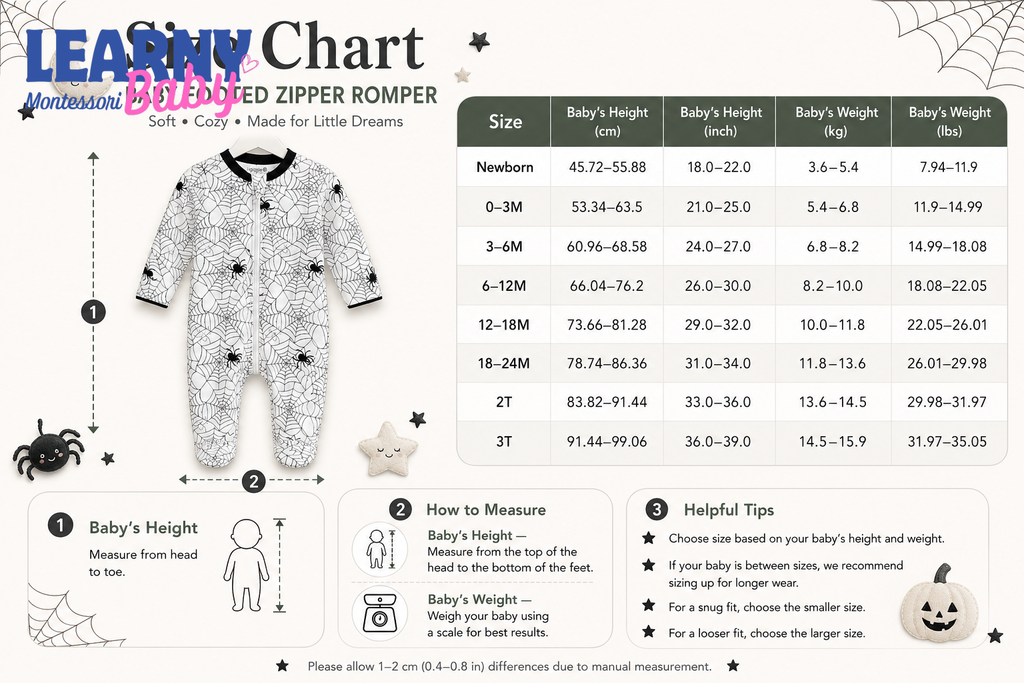 Spider Web Bamboo Zippy Footie – Halloween Baby Pajamas