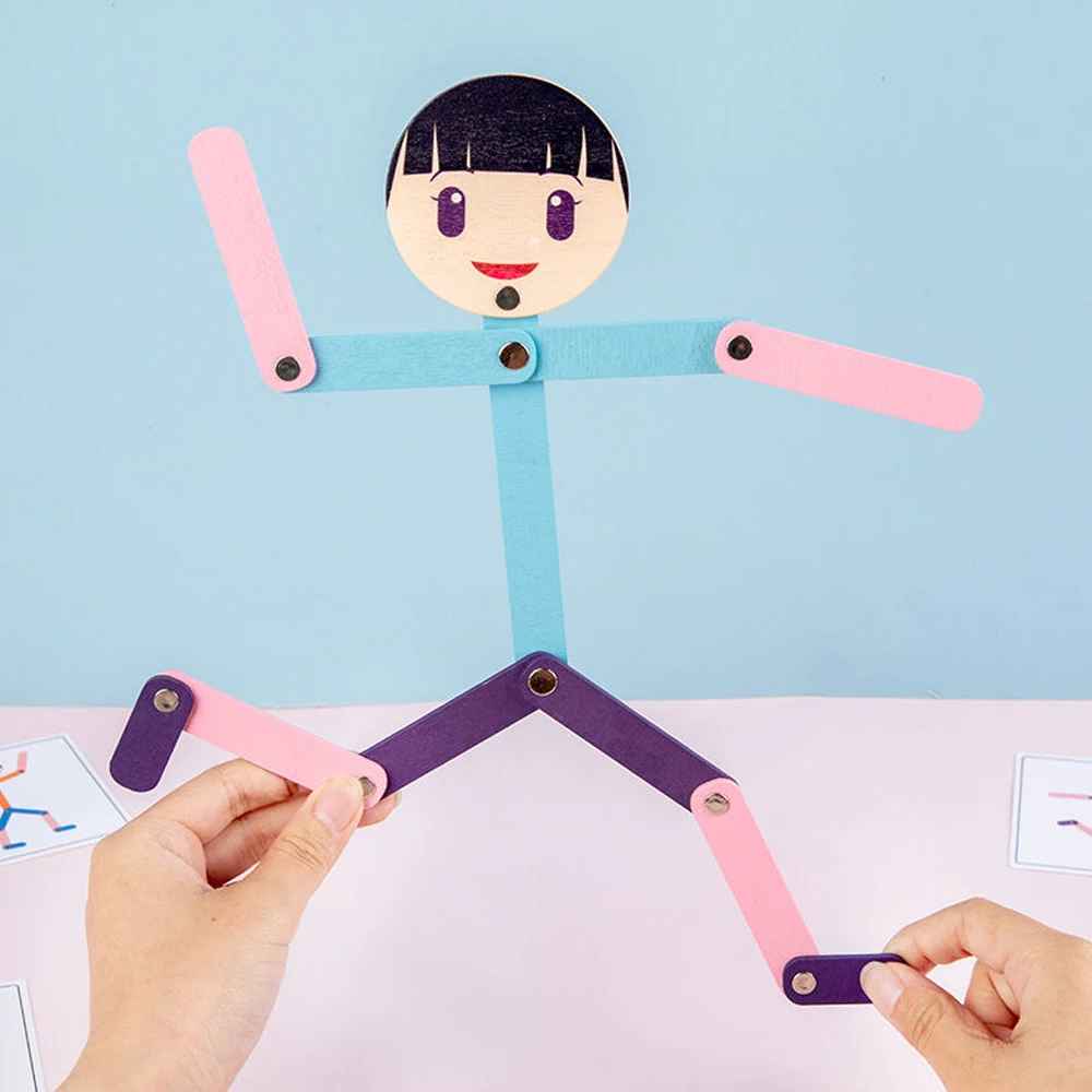 Creative Pose Matching Puzzle – Fine Motor & Logical Thinking Educational Game (Ages 3+)