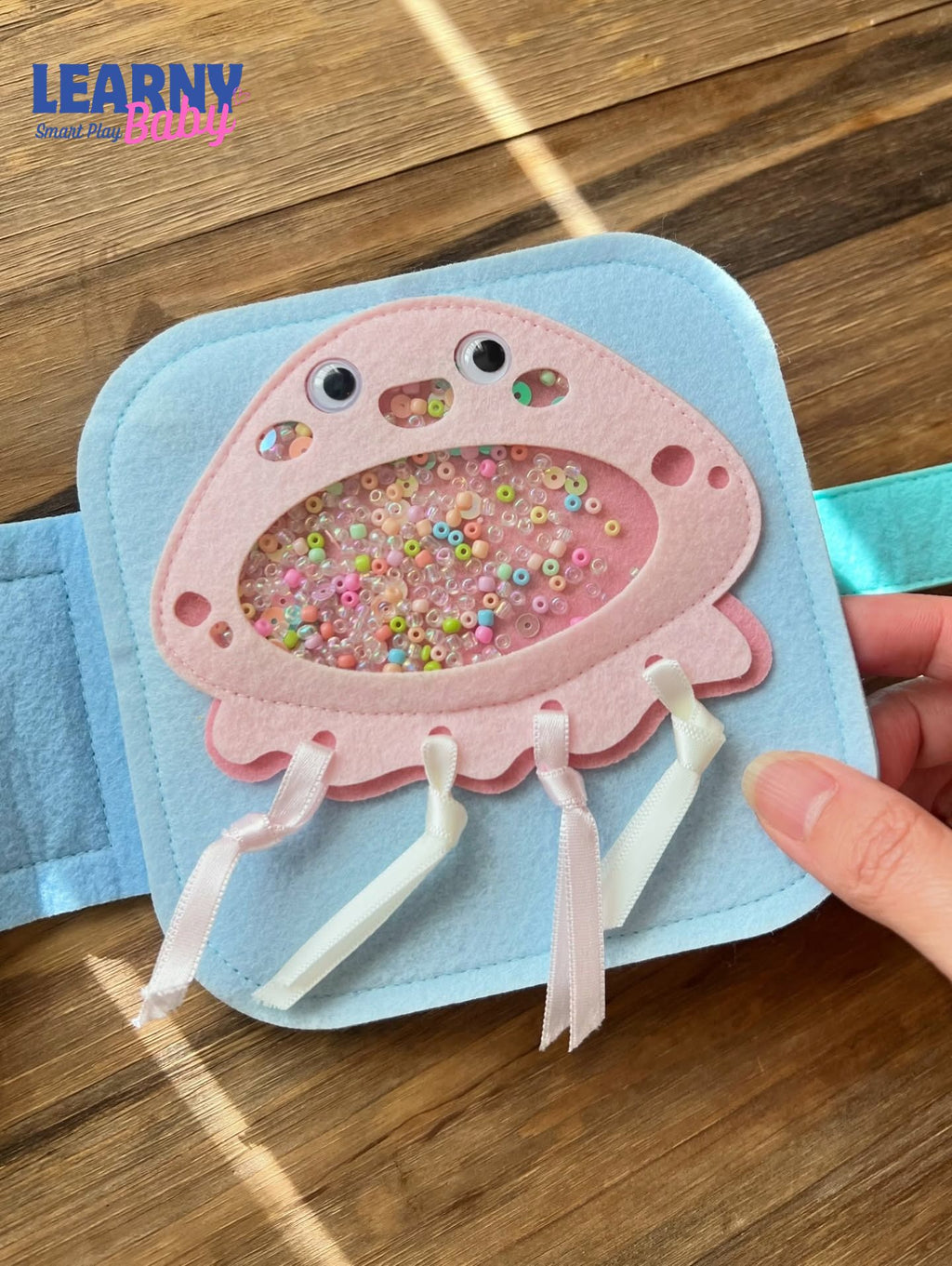 Ocean Clownfish Quiet Book – Educational Felt Activity Book for Toddlers, Montessori Soft Activity Book for Kids