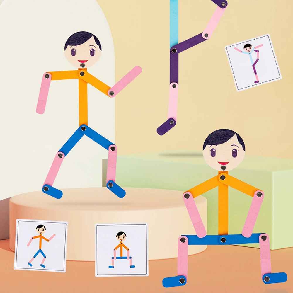 Creative Pose Matching Puzzle – Fine Motor & Logical Thinking Educational Game (Ages 3+)