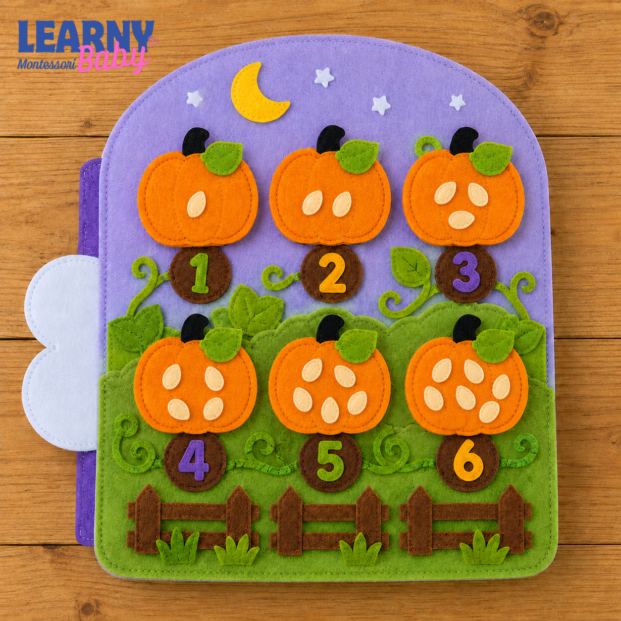 Personalized Ladybug Bee Quiet Book, Handmade Felt Busy Book for Toddlers, Montessori Activity Book, Baby Gift QBLB79