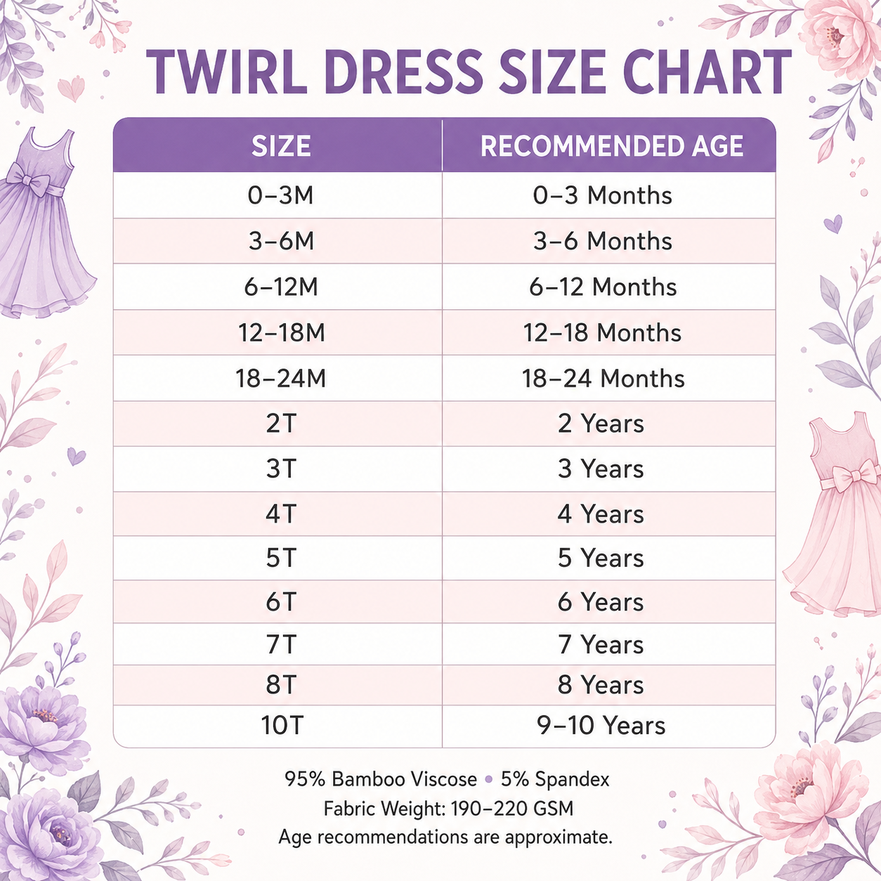 Pink Scribble Stars Bamboo Twirl Dress for Girls – Soft Short Sleeve Dress