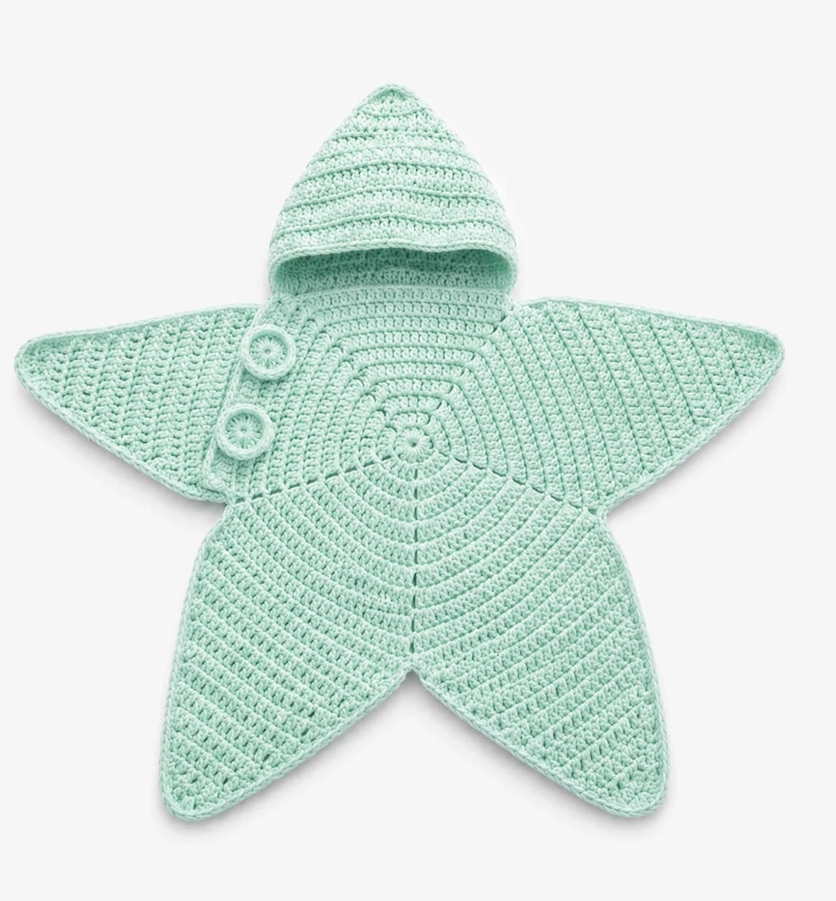 Personalized Crochet Star Baby Cocoon with Hood, Custom Name Baby Swaddle, Newborn Sleep Sack, Baby Shower Gift
