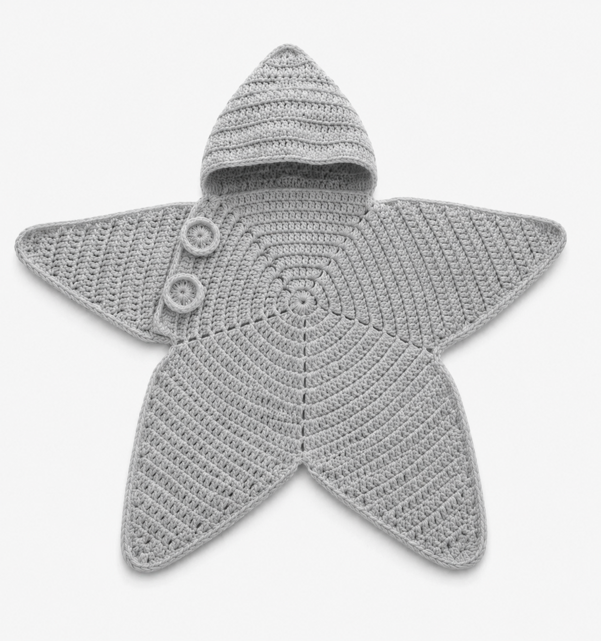 Personalized Crochet Star Baby Cocoon with Hood, Custom Name Baby Swaddle, Newborn Sleep Sack, Baby Shower Gift
