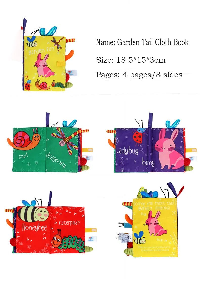 Montessori Sensory Crinkle Book for Infants 0–36 Months – Parent-Child Interactive Early Learning Toy