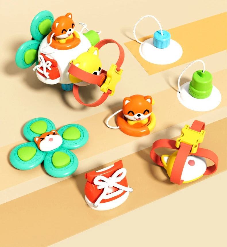 Baby Busy Board Cube Sensory Toy – Educational Toddler Learning Activity Box with Locks, Fine Motor Skills Travel Toy