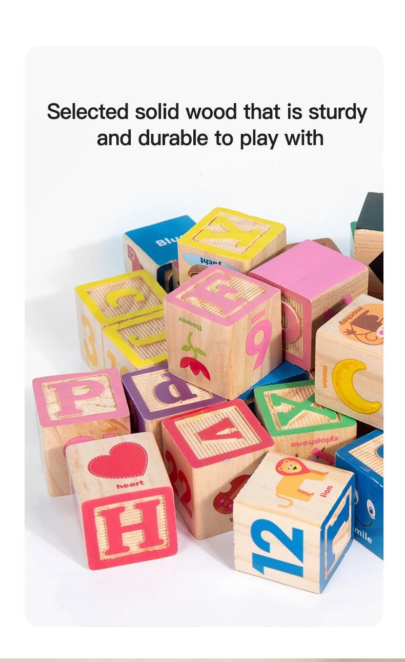 Educational ABC Letter, Number & Animal Learning Toy for Toddlers – Preschool Early Learning Puzzle (Ages 3+)