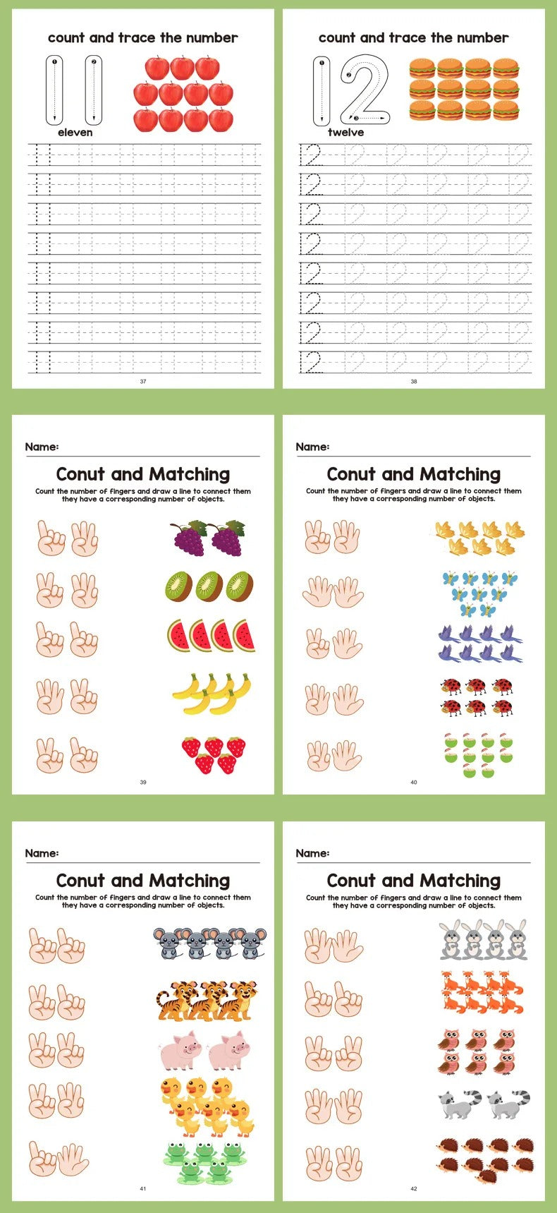 64-Page Preschool Math Workbook: Number Tracing, Addition & Subtraction for Kids 3+, Early Education Activities, Fun Illustrations