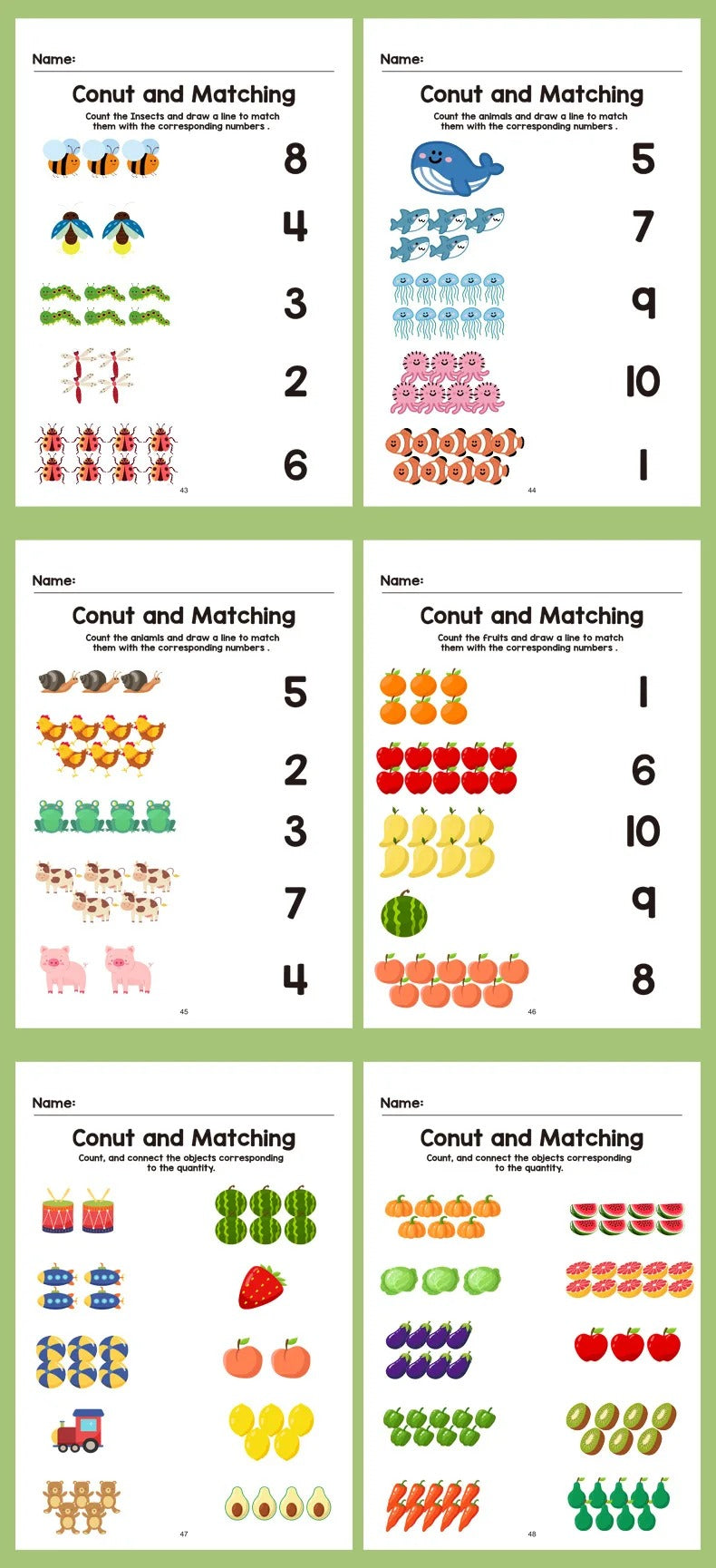 64-Page Preschool Math Workbook: Number Tracing, Addition & Subtraction for Kids 3+, Early Education Activities, Fun Illustrations