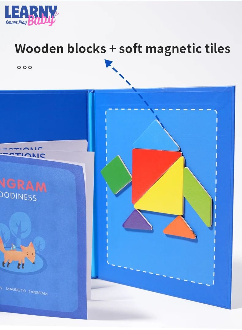Montessori Geometry Brain Teaser – Travel-Friendly Logical Thinking & Shape Matching Game (Ages 4+)